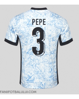Portugalia Pepe #3 Tricou Fotbal Replică European 2024 Barbati Deplasare